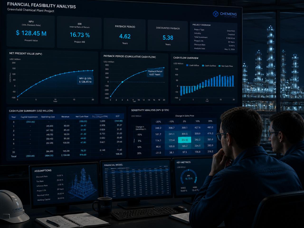 NPV and payback feasibility analysis